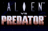 Alien Vs Predator title screen for Atari Lynx